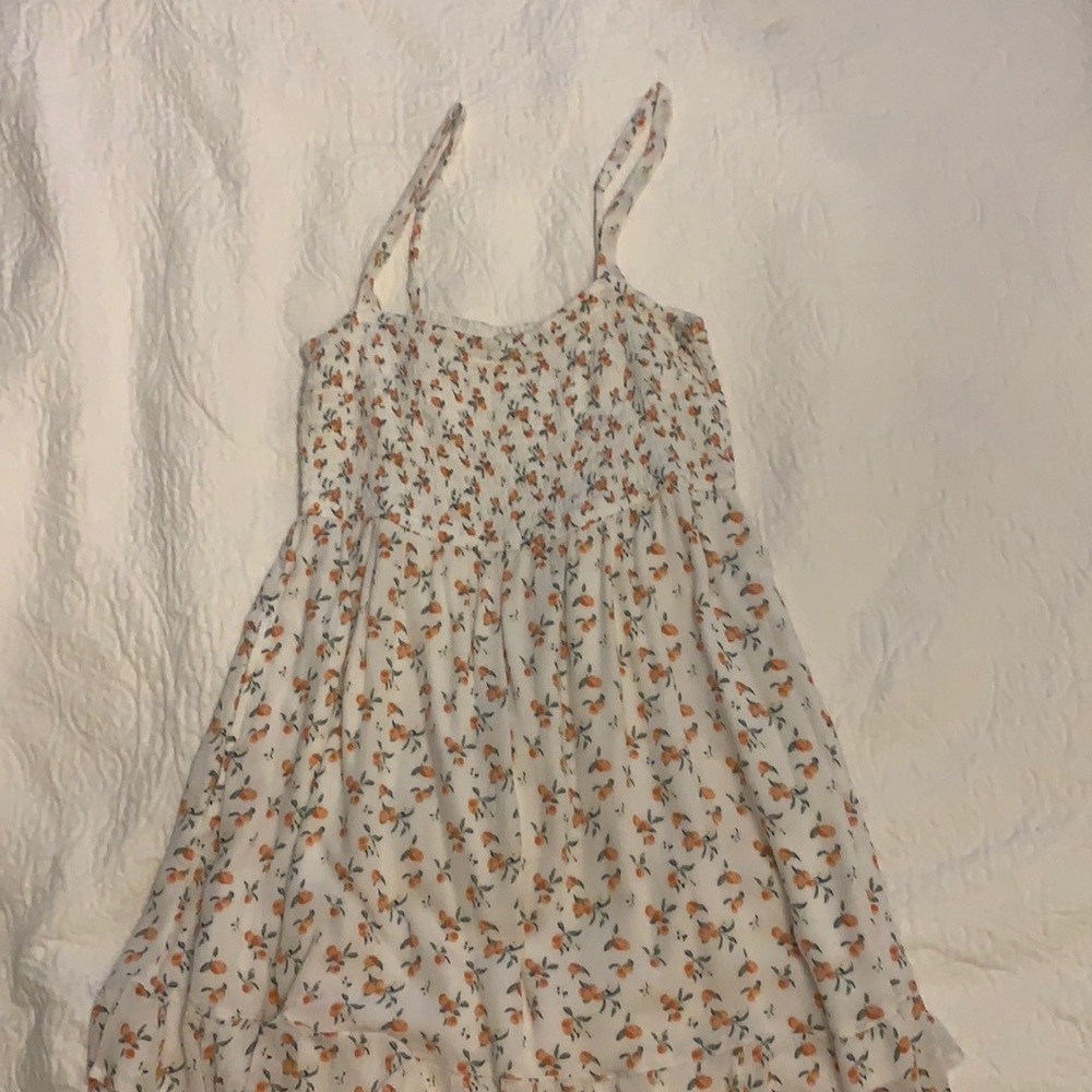 Peach mini dress